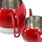 Korkmaz Rena 1.1 Liter Tea Pot and 2.4 Liter Kettle Set in Red A226-01 - alternate 6