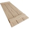 Ekena Millwork Rustic Three Board Spaced Board-n-Batten Pecky Cypress Faux Wood Shutters, 17 1/2"W x 30"H SHUBSS17X30PCPR - alternate 16
