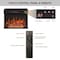 Edendirect 25 in. Freestanding with 3-Sided glass Electric Fireplace in Brown ZR-W1769134114 - alternate 9