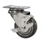 Service Caster 3 Inch SS Thermoplastic Rubber Swivel Top Plate Caster with Brake SCC-SS20S314-TPRB-TLB - alternate 1