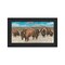 Homeroots Bison Herd Black Framed Print Wall Art 529693 - alternate 4
