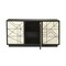 Homeroots 59in Natural and Black Sideboard with Three Doors 389757 - alternate 1