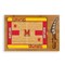 Picnic Time Family Of Brands NCAA Maryland Terrapins Basketball Court Icon Glass Top Cutting Board & Knife Set 910-00-505-315-0 - alternate 1