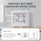 Vevor 4-Branch Radiant Heat Manifold 1/2 in PEX Tubing Floor Heating Manifold Set 7012-25-04-00-NPT - alternate 7