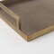 Homeroots 15in Gold Metal Hand Finished Vanity Tray With Handles 731276 - alternate 9