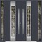 Vdomdoors Aluminum Double Doors Deux 5755 Gray Graphite Clear Glass 2 Sidelights Entry Modern Painted 100x96 DEUX5755DEXD-GRE-W14+72+14xH96-RH-O - alternate 1
