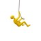 Homeroots 6" X 3" Yellow Resin Novelty Hanging Dimensional Sculpture 358140 - alternate 1