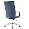 Leisuremod Sonora Modern High-Back Leather Office Chair, Navy Blue SO19BUL - alternate 9