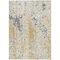 Homeroots 8' X 10' Gold And Ivory Abstract Washable Indoor Outdoor Area Rug 612614 - alternate 8