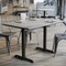 Flash Furniture 48" x 30" Tabletop, Gray Faux Concrete, Seamless Surface Technology, 5x22 Black Table Height T-Bases ST-REC3048-CMGY-T0522-GG - alternate 7