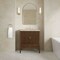 James Martin Vanities Myrrin 30" Single Vanity, Mid-Century Walnut w/ 3 CM Tajnar Eclos Top 485-V30-WLT-3TJR - alternate 6