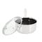 Oster Modessa 2.5Qt Nonstick Triply Stainless Steel Saucepan and Lid with Honeycomb Design in Silver 143061.02 - alternate 5