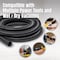 Powertec 10 ft. Dust Collection Hose Kit with 5 Fittings & a Tapered Reducer for Woodworking Power Tools 70477N - alternate 10