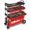 Beta C27S Tool Trolley, 3 Drawer, Red, Sheet Metal, 27 in W x 12 in D x 39 in H C27S-R - alternate 1