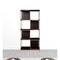Homeroots 72" Brown Manufactured Wood Geometric Four Tier Etagere Bookcase 490163 - alternate 6