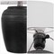 Jonathan Y Hugo 16.75" Traditional Rustic Reeded Ceramic Vase LED Table Lamp, Black/Nickel, 2PK JYL5707A-SET2 - alternate 10