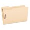 Pendaflex Manila Fastener Folders, 1/3-Cut Tab: Assorted, Expands 0.75", 2 Fasteners, Legal Size, 50PK 1007063 - alternate 1