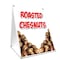 Signmission Roasted Chesnuts, 24 Inch x 18 Inch A-frame Yard Sign, Plastic Sign SBC-1824-Roasted Chesnuts - alternate 1