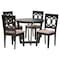 Baxton Studio Kara Modern Sand Dark Brown Finished Wood 5-Piece Dining Set 250-9399-10898-ZORO - alternate 1