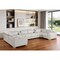 Homeroots Light Gray Italian Leather Power Reclining U Shaped Eight Piece Corner Sectional With Console 632559 - alternate 14