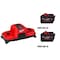 Milwaukee Tool M18 Dual Bay Simultaneous Super Charger with Forge 12 Ah XC12.0 Battery Bundle, 2PK 48-11-1813+48-59-1815 - alternate 1
