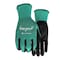 Watson Gloves Home Grown S Nylon Jade Black/Green Dipped Gloves 329-S - alternate 1