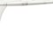 Homeroots 32" White Rounded Marble And Metal Pedestal Base Dining Table 520849 - alternate 16