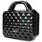 Brentwood Industries Couture Purse Non-Stick Dual Waffle Maker in Black with Indicator Lights TS-239BK - alternate 1