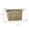 Homeroots Set of Two Brown Wicker Basket, 2PK 392158 - alternate 9