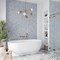 Apollo Tile 11x12 Bardiglio Nuvolato, Bianco Carrara Marble Floor and Wall Mosaic Tile 4.51 sqft/case, 5PK APLKB88CV01A - alternate 13