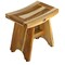 Homeroots 18" Natural Teak Rectangular Shower Bench 376726 - alternate 9