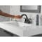 Delta Arvo Two Handle Centerset Pull-Down Bathroom Faucet Matte Black 25840LF-BLPD - alternate 8