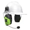 Isotunes Rechargeable Earmuffs Bluetooth-Enabled Earmuffs with Ambient Sound Helmet Mount, 21 NRR NRR, Green IT-95 - alternate 1