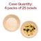 Smarty Had A Party 13 oz. Round Palm Leaf Eco Friendly Disposable Soup Bowls (100 Bowls), 100PK 4677R-CASE - alternate 9