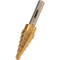 Neiko Titanium Step Drill Bit, High-Speed Alloy-Steel Bit, 6 Step Sizes from 3/16 Inch to 1/2 Inch 10183A - alternate 5