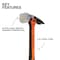 Klein Tools Vibration-Reducing Hammer, 20-Ounce H81020 - alternate 6