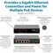 Tripp Lite GB ETHERNET SWITCH POE+ 5PORT NG5POE-1 - alternate 4