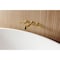 Kingston Brass Two-Handle Wall Mount Tub Faucet, Brushed Brass KS5027KL - alternate 5