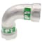 Viega MegaPress 90 elbow P1 0.75 P2 0.75 316 stainless steel 90010 - alternate 2