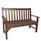 Newtechwood Oxford Outdoor Bench in Teak P021-800 - alternate 5