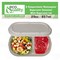 Ecoquality 29oz 2 Compartment Rectangular Sugarcane Container Compostable Bowl With Fiber Lid, 100PK EQCRTB2CWSL29-100 - alternate 7