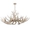 Jonathan Y Eldora 49" 10-Light Rustic Farmhouse Adjustable Resin Antler LED Chandelier, Beige JYL6320B - alternate 10