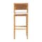 Bali & Pari Pava Seagrass Bar Stool with Solid Mahogany Wood Frame 268-14682-ZORO - alternate 9