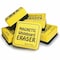 The Pencil Grip Magnetic Whiteboard Eraser, 2" x 2", Yellow, 12 Per Pack, PK2 355 - alternate 1