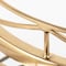 Homeroots Set of Two Gold Solid Wood Round Vanity Tray 574197 - alternate 9