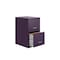 Space Solutions 14.25 in W 2 Drawer Vertical File Cabinet, Midnight Purple 25273 - alternate 15