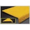Safeguard Technology 42x9x1in Anti-Slip Step Cover, FRP Fiberglass 90Deg. Angle, Super Fine (Barefoot), Black SFSBN-BLK-42x9x1 - alternate 2