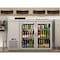 Koolmore 47in Commercial Back Bar Cooler in Silver With Side Condenser and LED Lighting, 11 Cu. Ft Capacity KM-BC-2GD-SCSS - alternate 8
