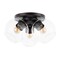 Jonathan Y Iris 11.5" 3-Light Farmhouse Rustic Iron/Glass LED Semi Flush Mount, Oil Rubbed Bronze/Clear JYL7568A - alternate 9
