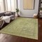 Homeroots 10' X 14' Fern Green And Sage Medallion Washable Indoor Outdoor Area Rug 616069 - alternate 8